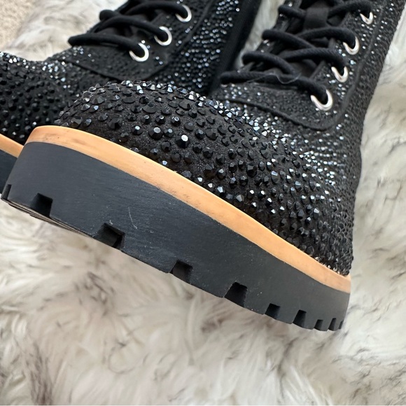 INC Rhinestone Almond Toe Mid-Calf Boots - Picture 5 of 15